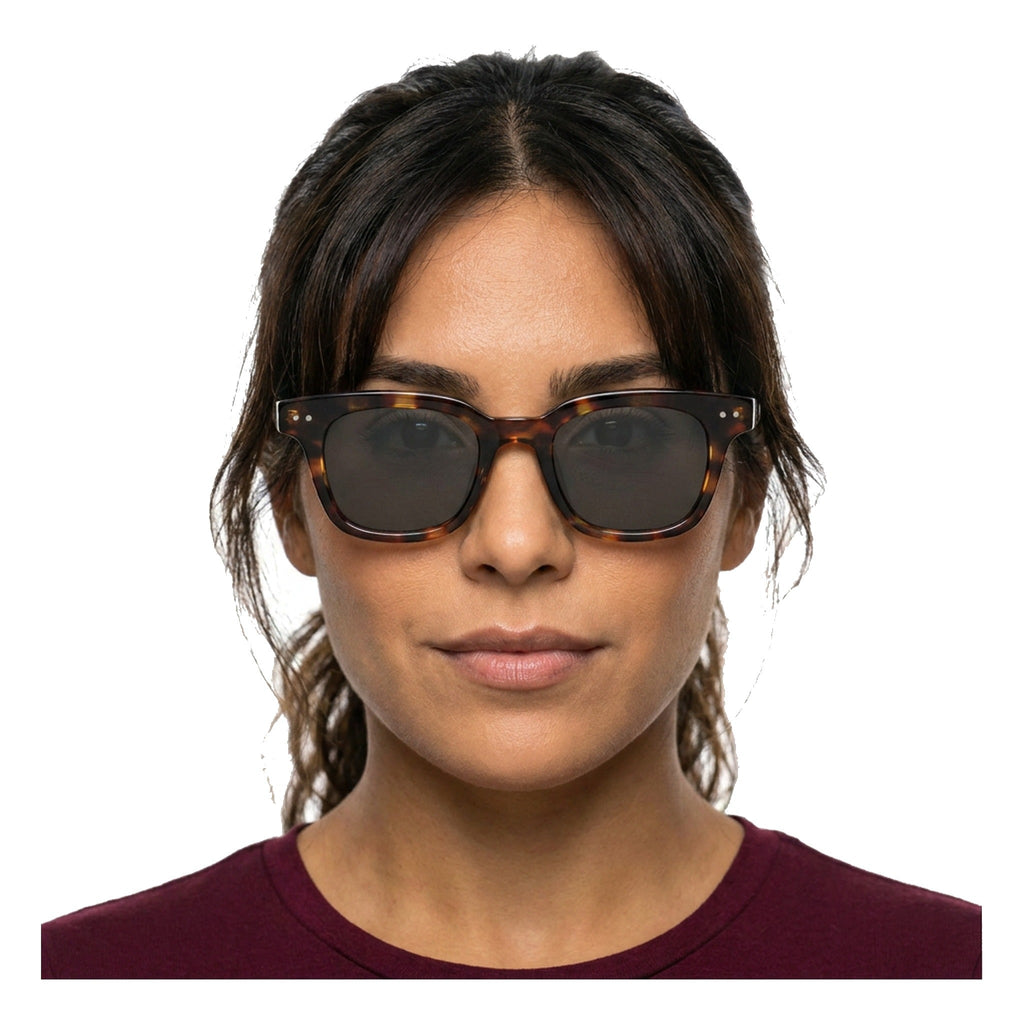 Lenstorm 66524 Matte Acetate Square Unisex Street Style Sunglasses
