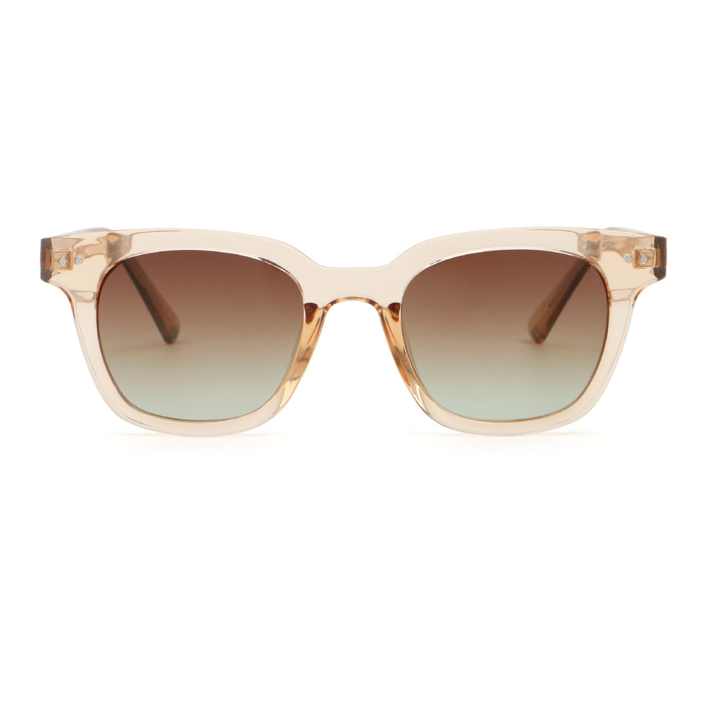 Lenstorm 66524 Matte Acetate Square Unisex Street Style Sunglasses