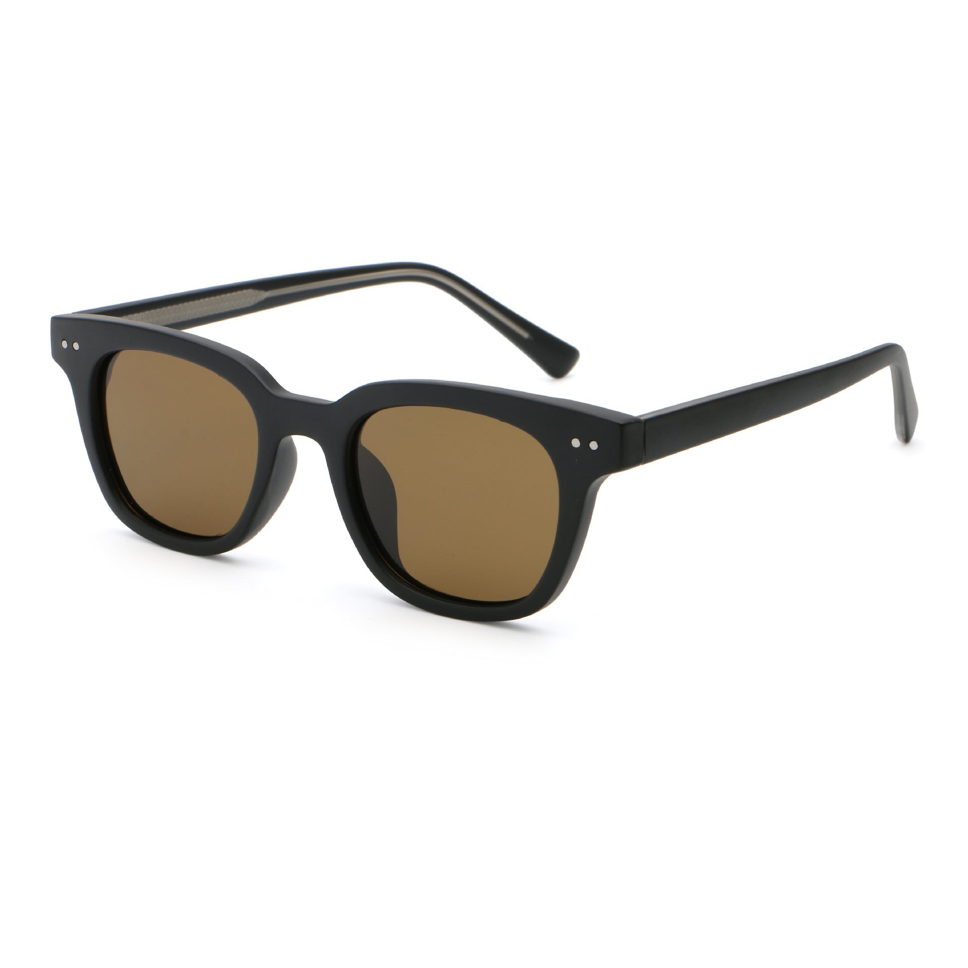 Lenstorm 66524 Matte Acetate Square Unisex Street Style Sunglasses