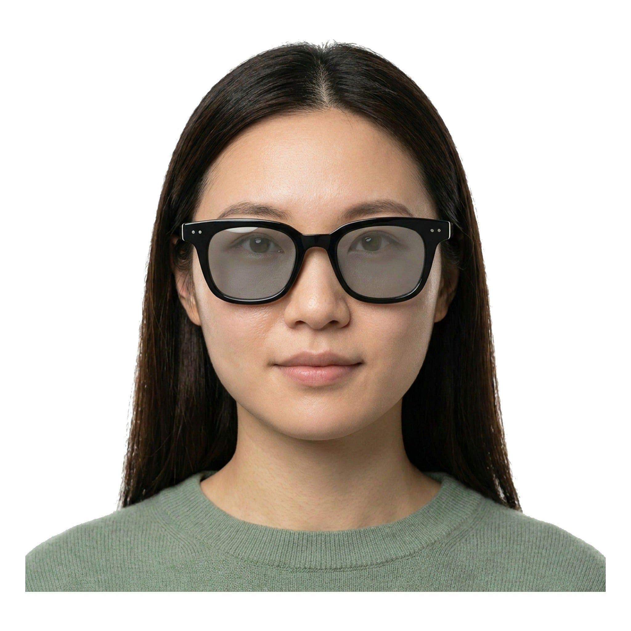 Lenstorm 66524 Matte Acetate Square Unisex Street Style Sunglasses