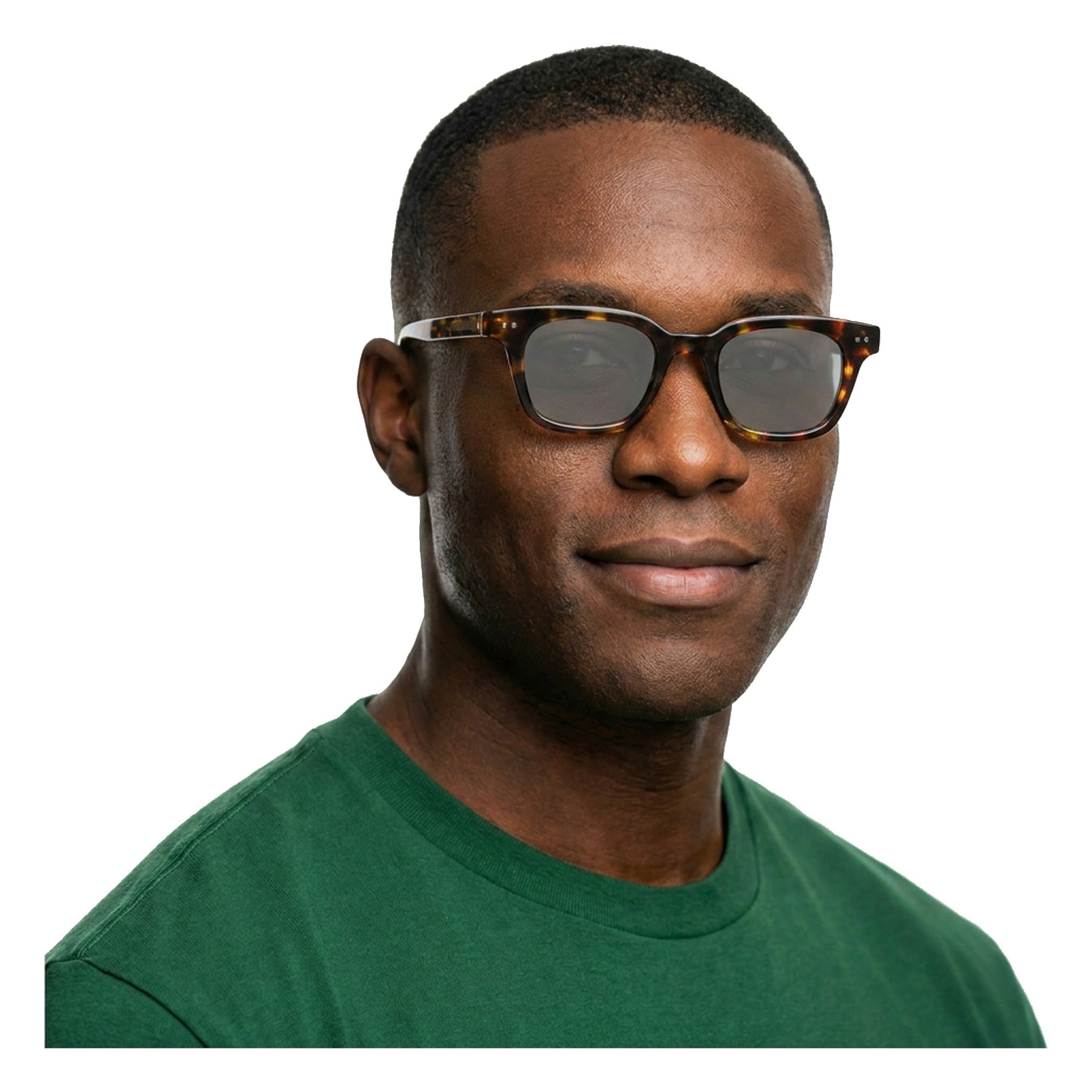 Lenstorm 66524 Matte Acetate Square Unisex Street Style Sunglasses