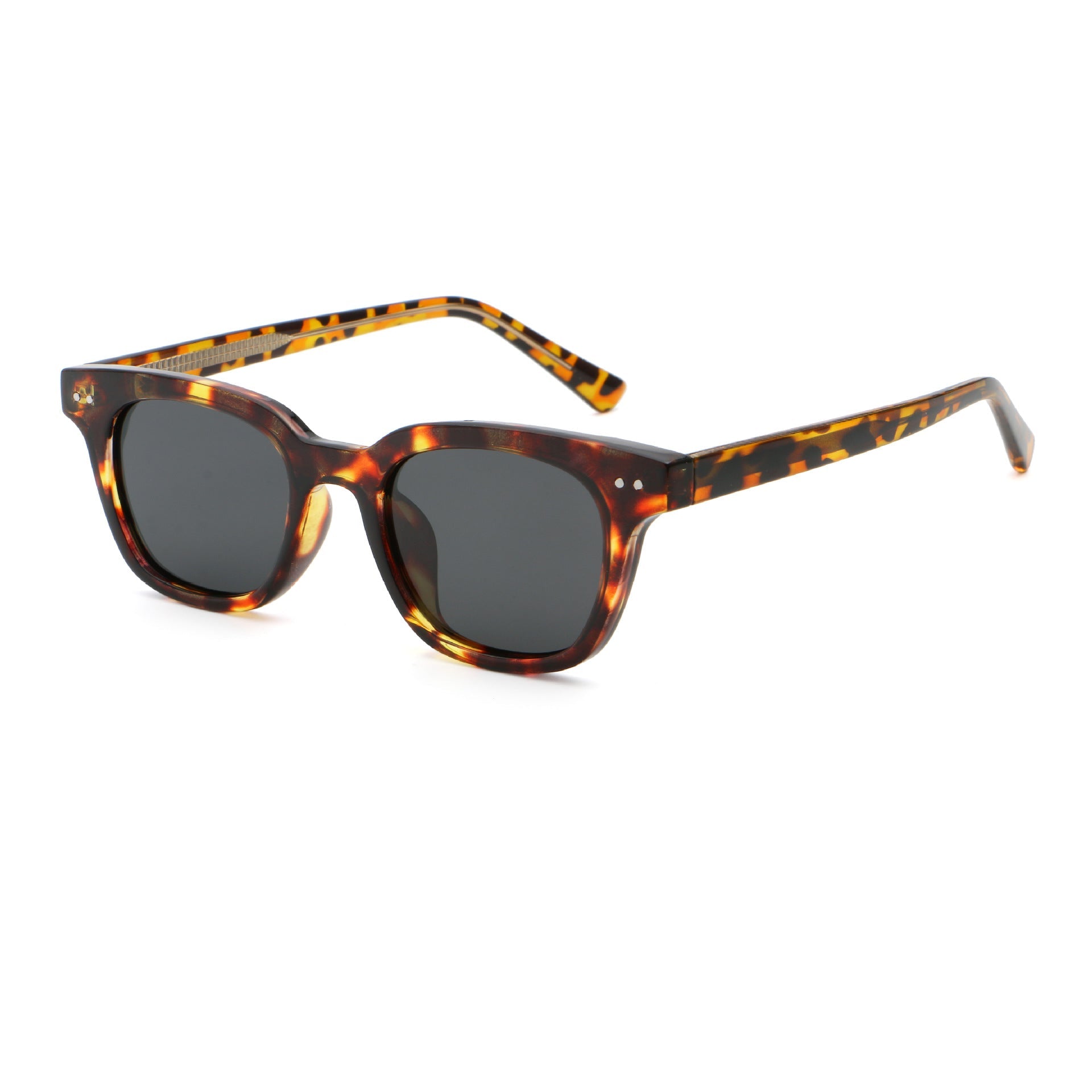 Lenstorm 66524 Matte Acetate Square Unisex Street Style Sunglasses