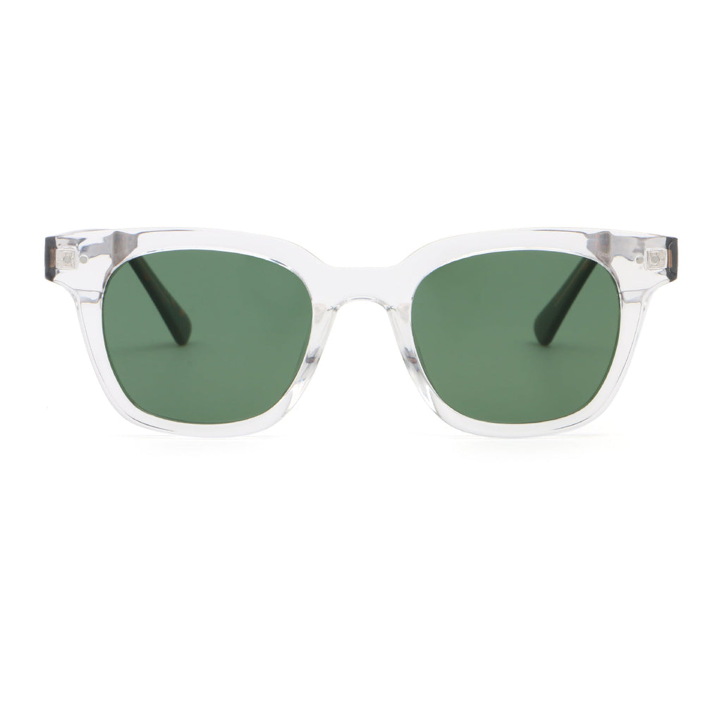 Lenstorm 66524 Matte Acetate Square Unisex Street Style Sunglasses
