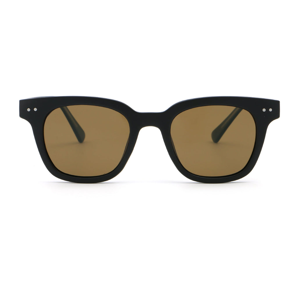 Lenstorm 66524 Matte Acetate Square Unisex Street Style Sunglasses