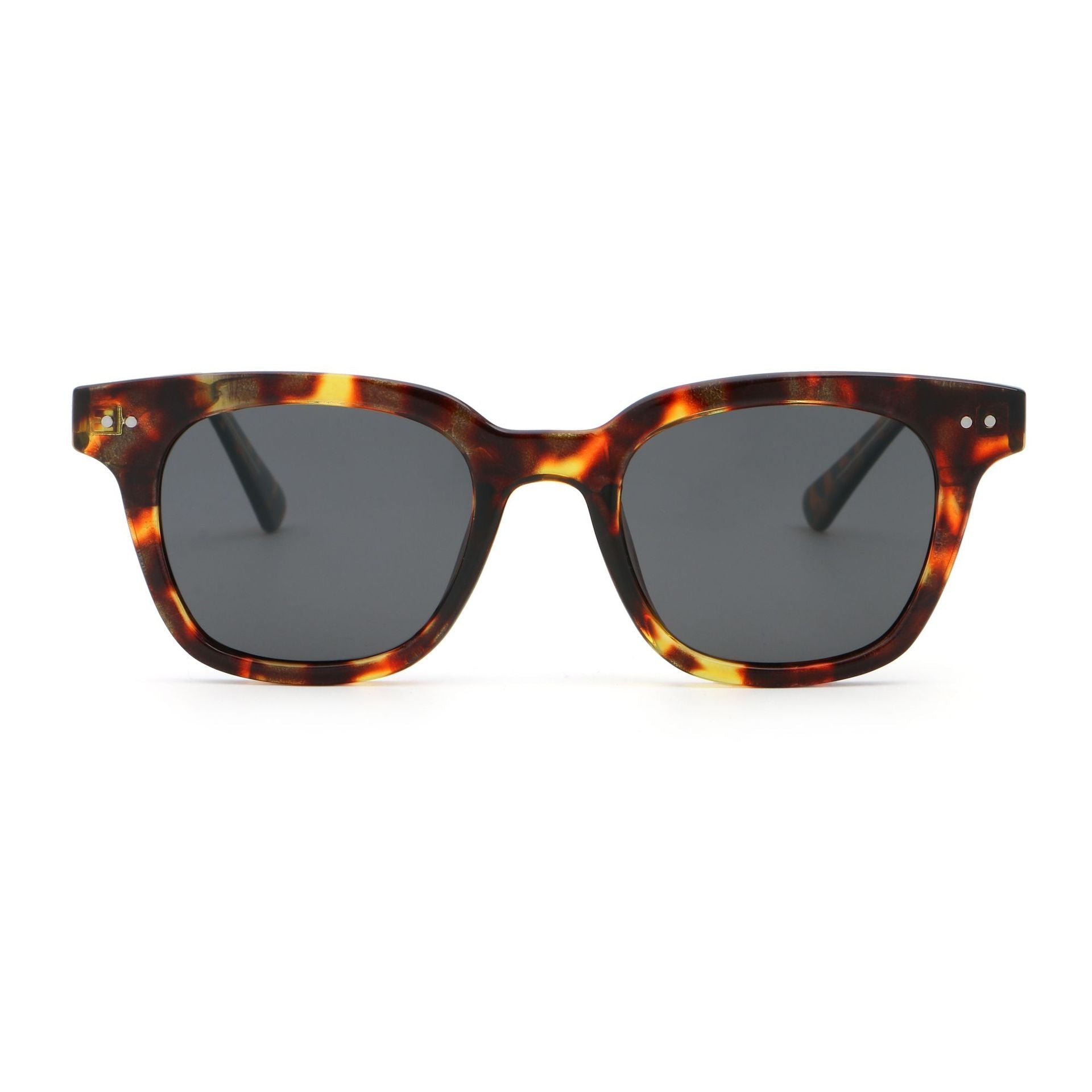 Lenstorm 66524 Matte Acetate Square Unisex Street Style Sunglasses