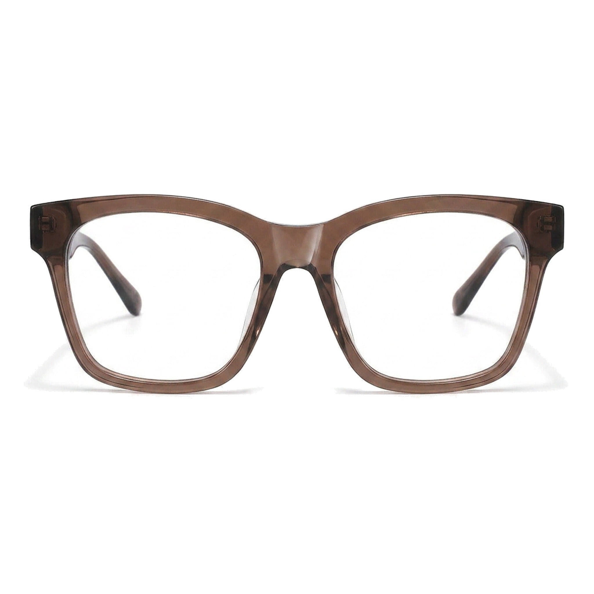 Lenstorm BC2259 Tortoiseshell Acetate Square Blue Light Blocking Eyeglass Frame