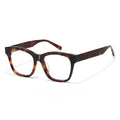Lenstorm BC2259 Tortoiseshell Acetate Square Blue Light Blocking Eyeglass Frame