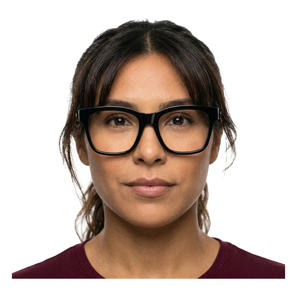 Lenstorm BC2259 Tortoiseshell Acetate Square Blue Light Blocking Eyeglass Frame