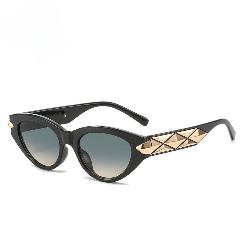 Lenstorm LH104 Metal Punk Cat Eye Sunglasses