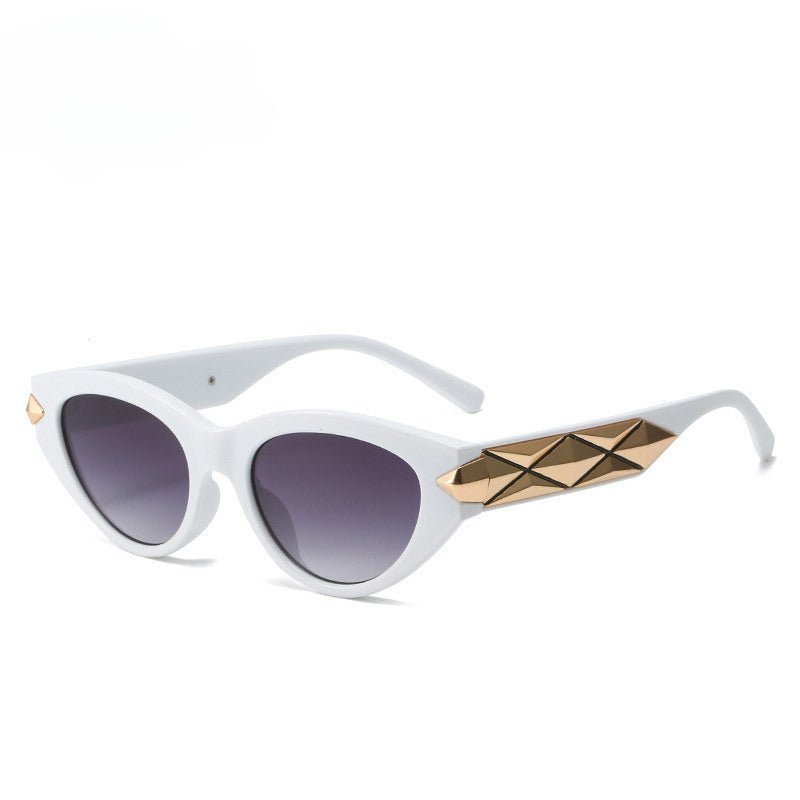 Lenstorm LH104 Metal Punk Cat Eye Sunglasses