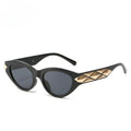 Lenstorm LH104 Metal Punk Cat Eye Sunglasses