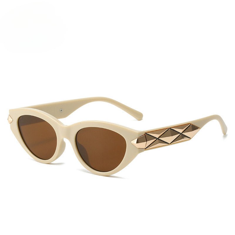 Lenstorm LH104 Metal Punk Cat Eye Sunglasses
