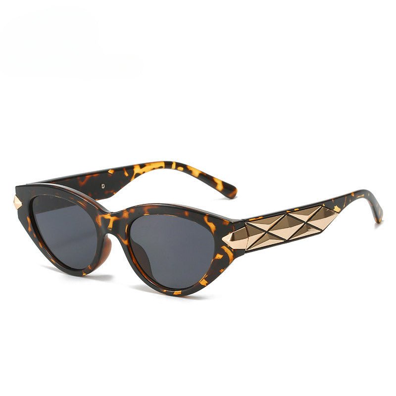 Lenstorm LH104 Metal Punk Cat Eye Sunglasses