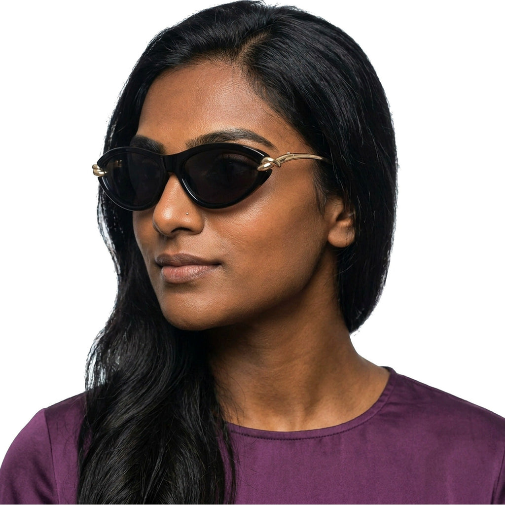 Lenstorm LS029940 Premium Knot Detail Cat - eye Sunglasses