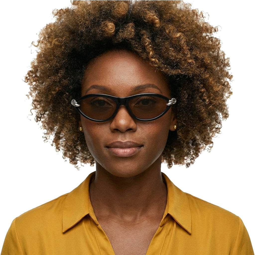 Lenstorm LS029940 Premium Knot Detail Cat - eye Sunglasses
