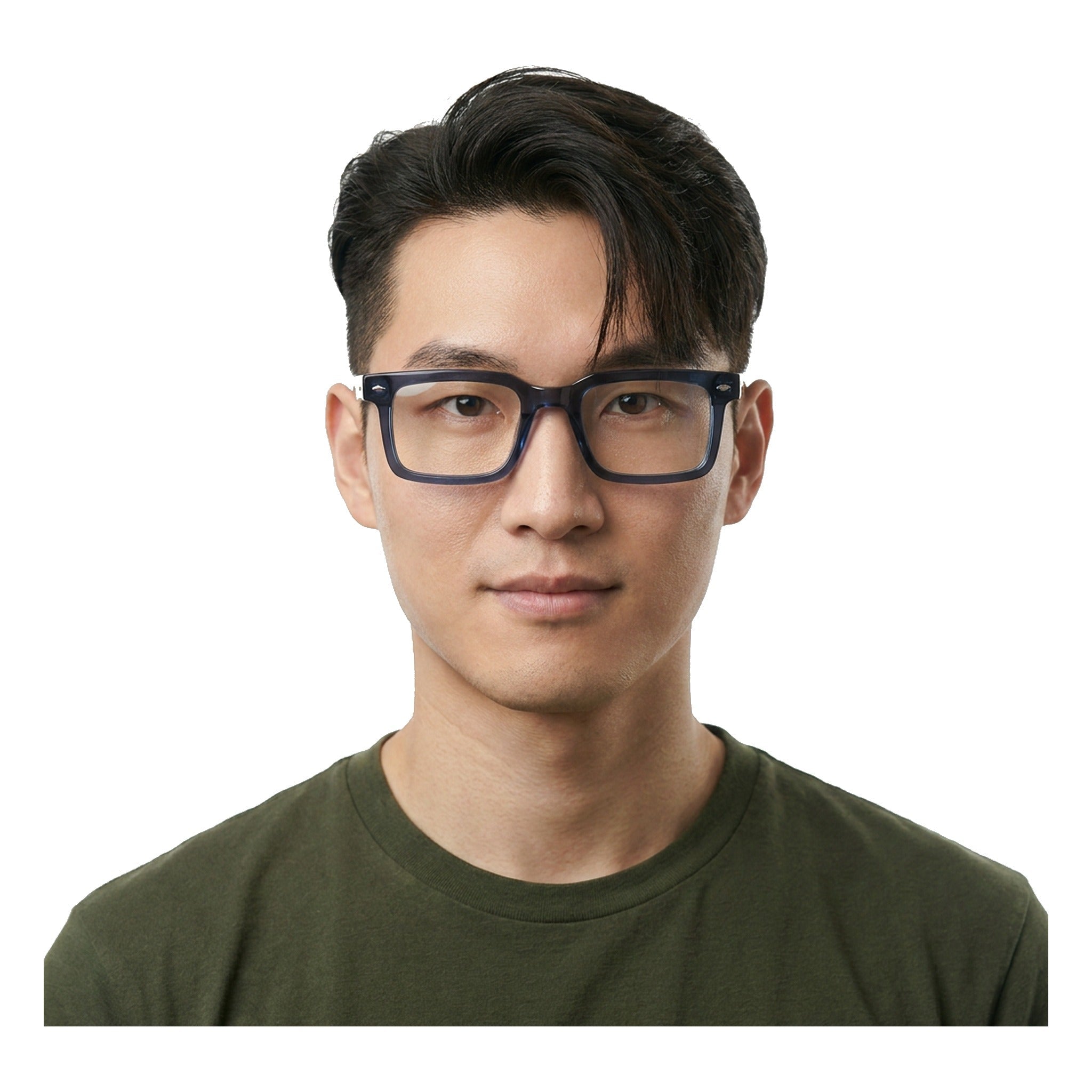 Lenstorm LS035611 Acetate Retro Classic Square Eyeglasses