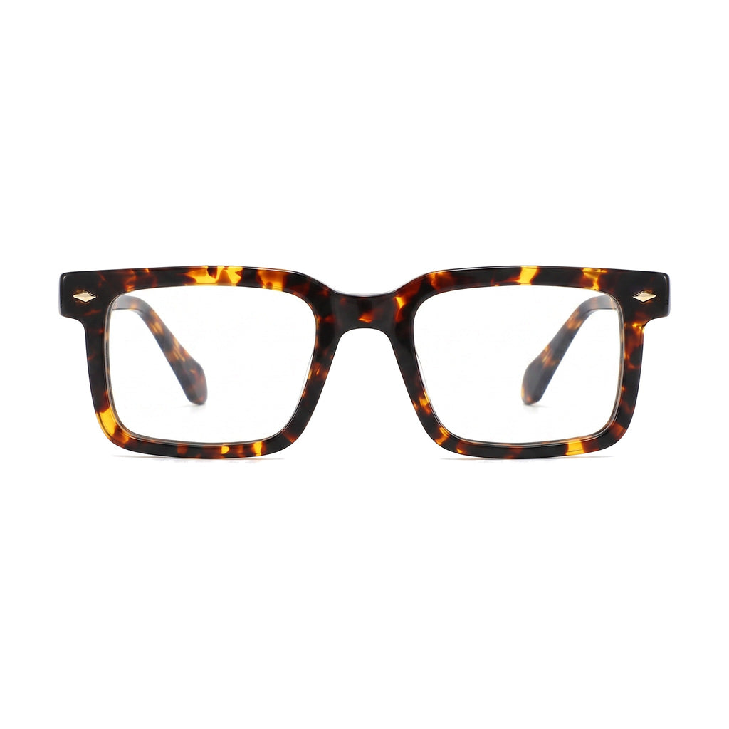 Lenstorm LS035611 Acetate Retro Classic Square Eyeglasses