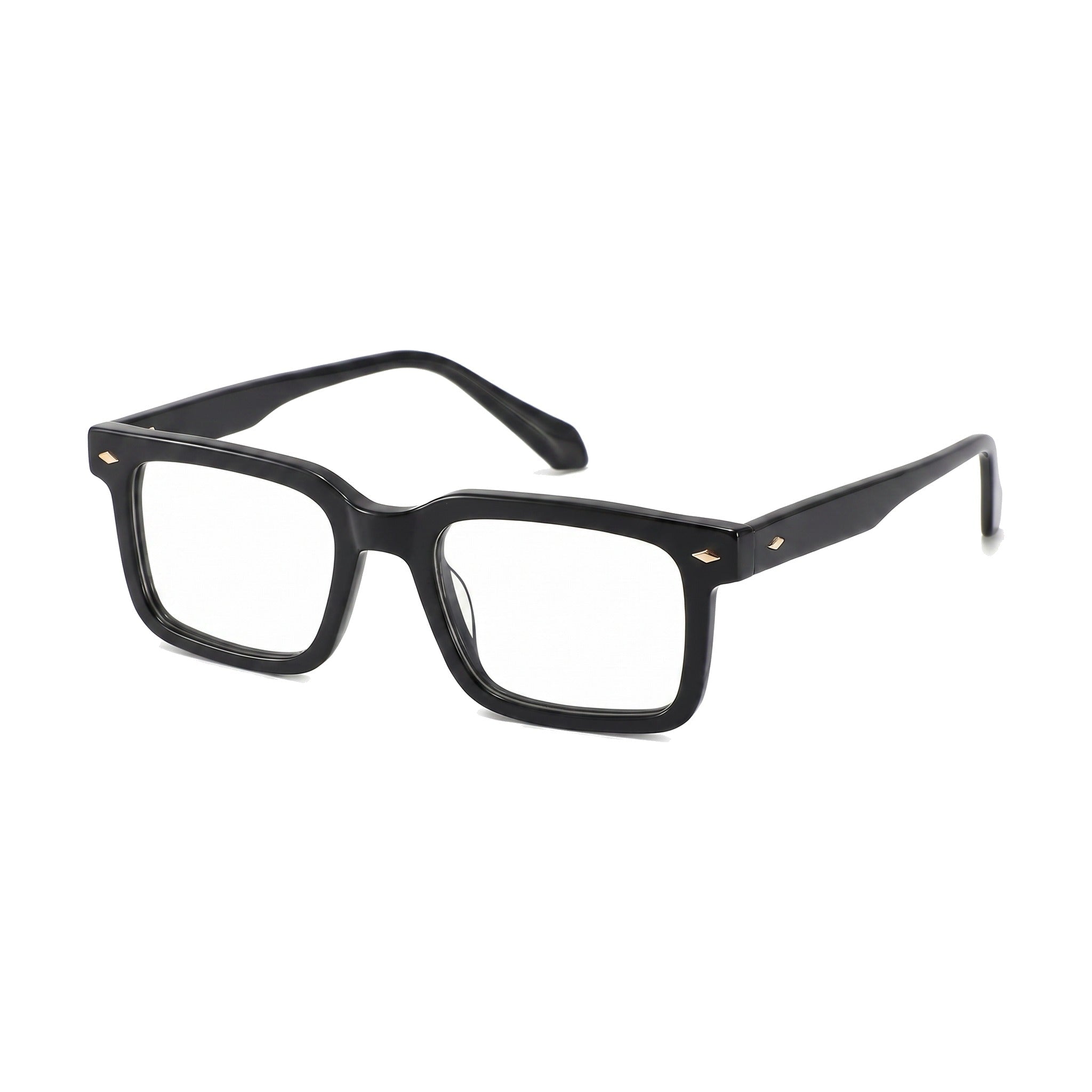 Lenstorm LS035611 Acetate Retro Classic Square Eyeglasses