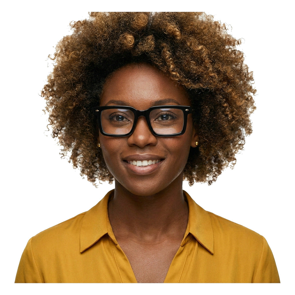 Lenstorm LS035611 Acetate Retro Classic Square Eyeglasses