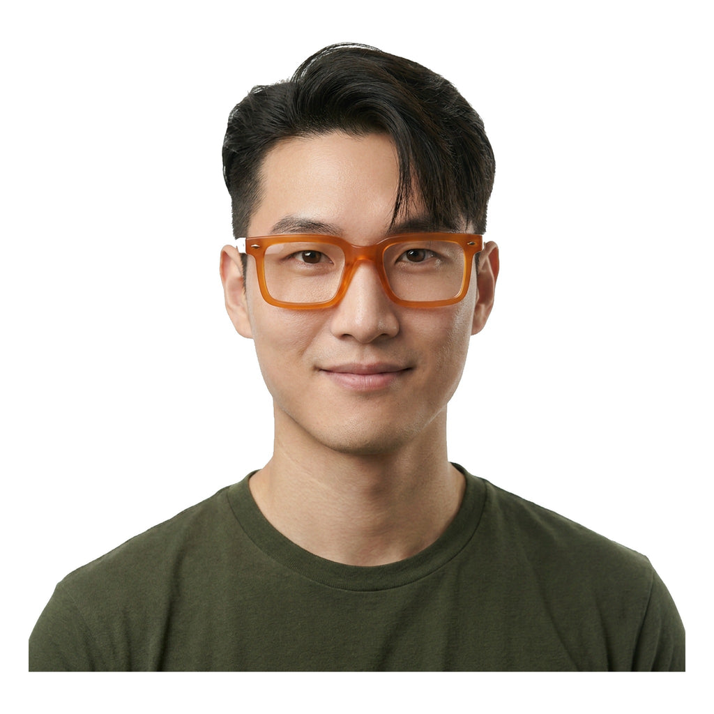 Lenstorm LS035611 Acetate Retro Classic Square Eyeglasses