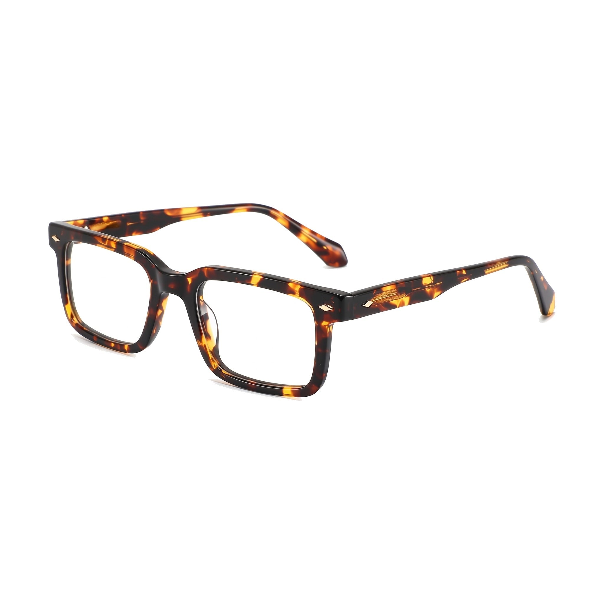 Lenstorm LS035611 Acetate Retro Classic Square Eyeglasses