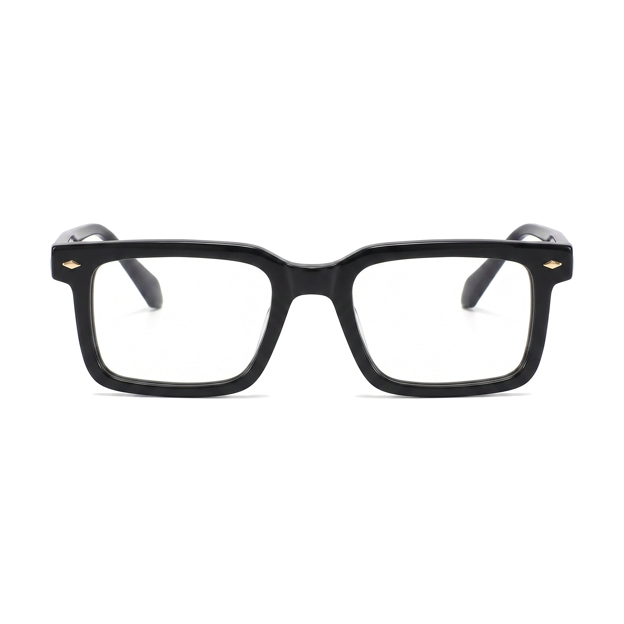 Lenstorm LS035611 Acetate Retro Classic Square Eyeglasses