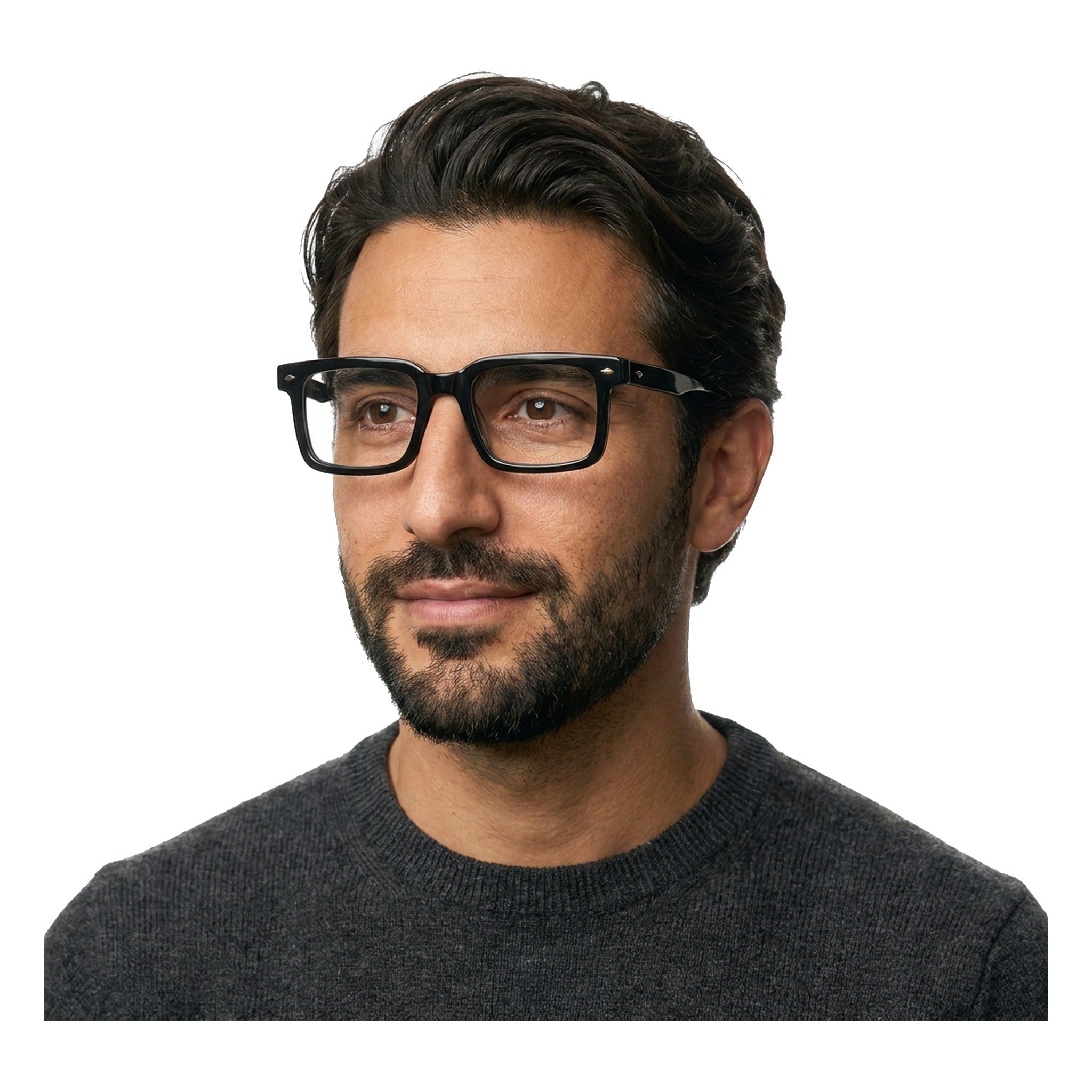 Lenstorm LS035611 Acetate Retro Classic Square Eyeglasses