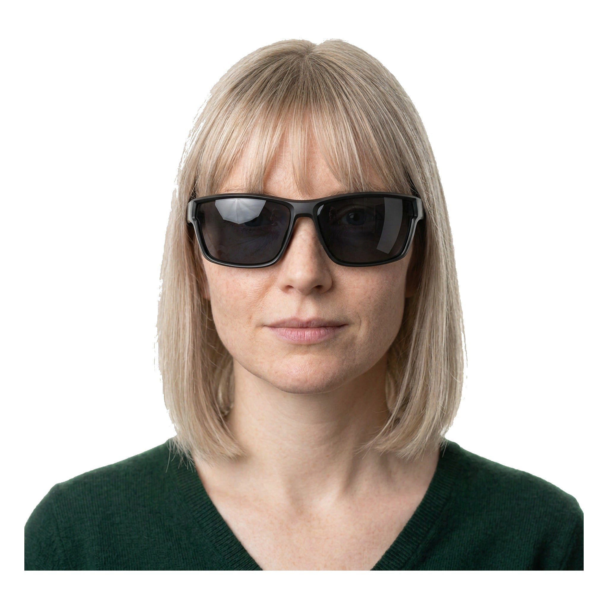 Lenstorm LS076653 TR90 Polarized Sporty Rectangular Sunglasses