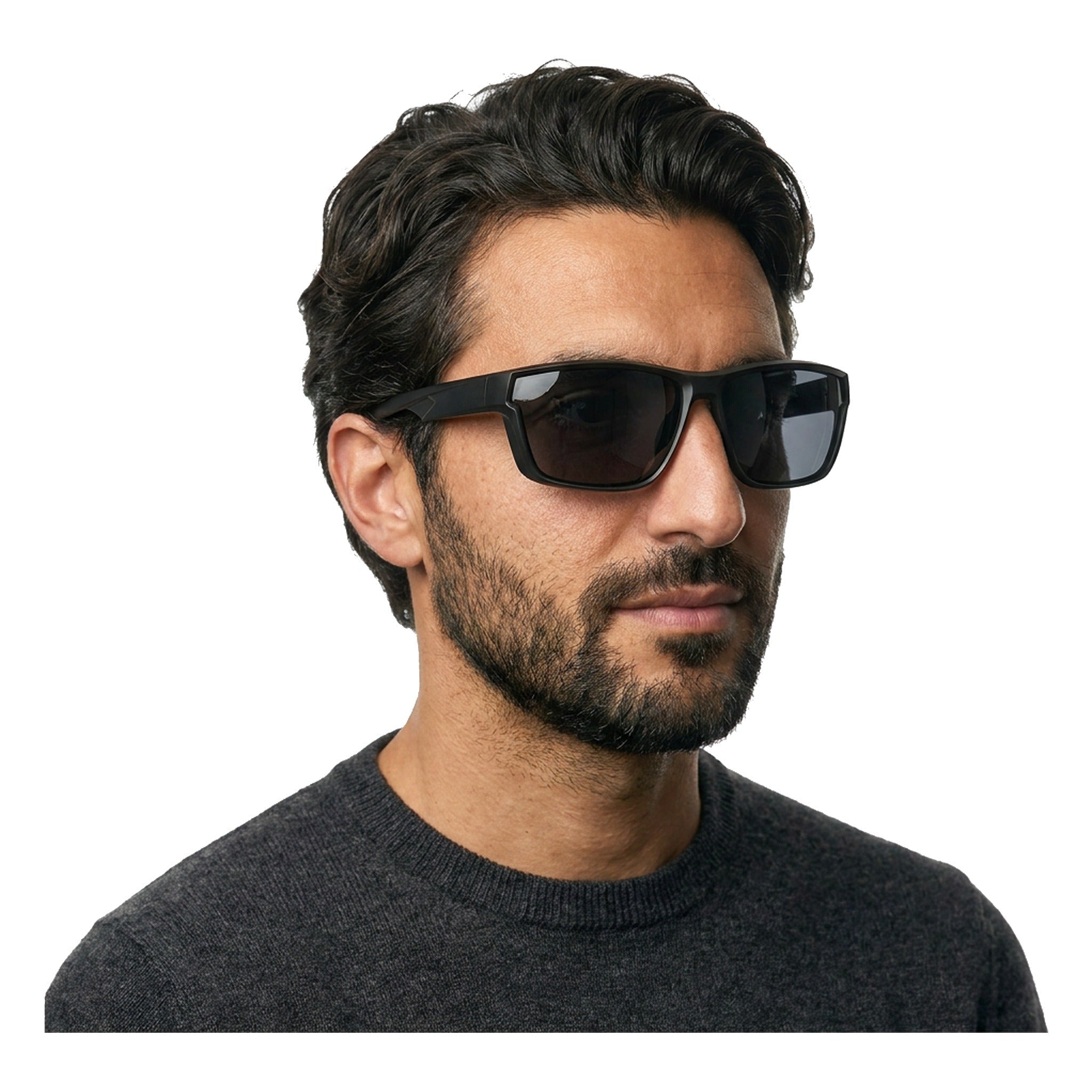Lenstorm LS076653 TR90 Polarized Sporty Rectangular Sunglasses