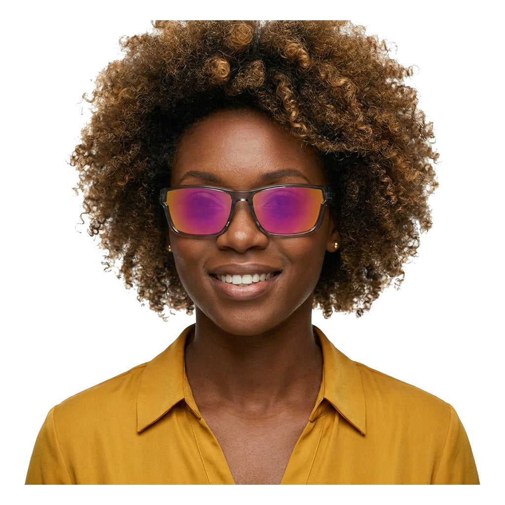 Lenstorm LS076653 TR90 Polarized Sporty Rectangular Sunglasses