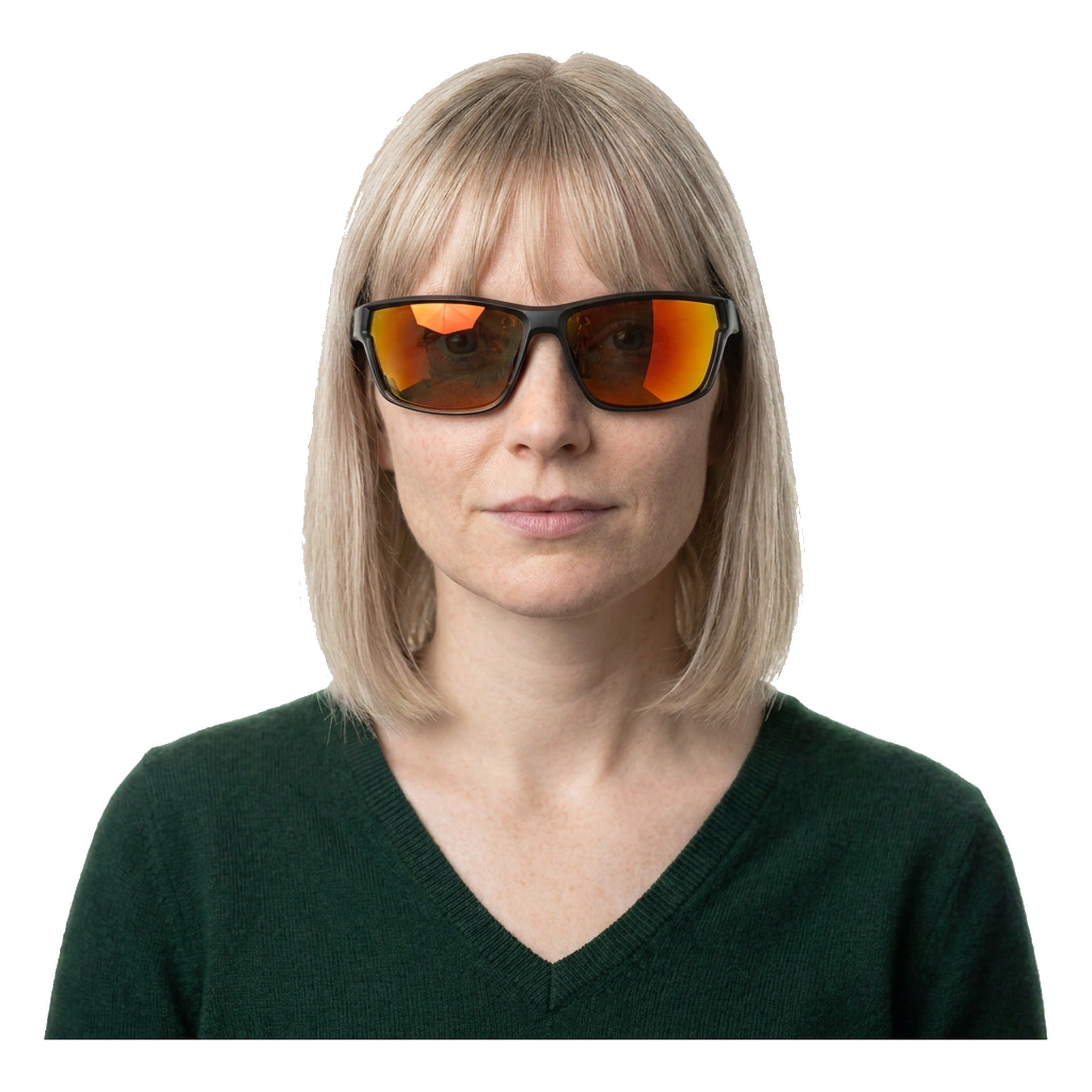 Lenstorm LS076653 TR90 Polarized Sporty Rectangular Sunglasses