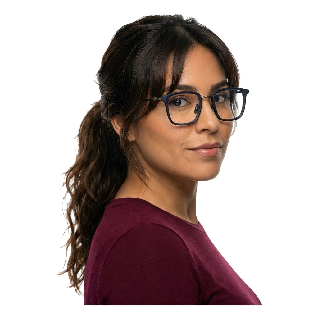 Lenstorm LS170132 Ultralight Retro Titanium Square Eyeglasses