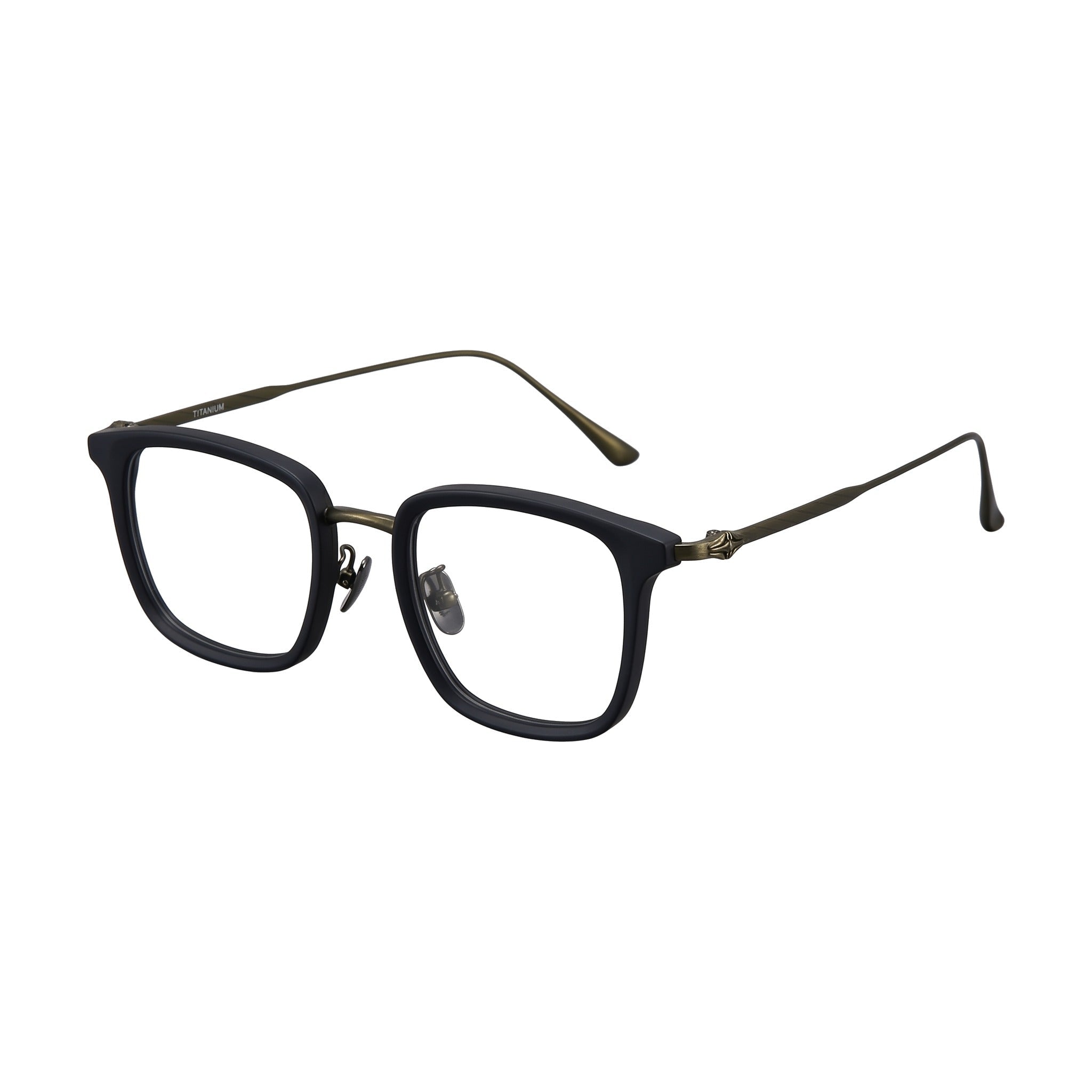 Lenstorm LS170132 Ultralight Retro Titanium Square Eyeglasses