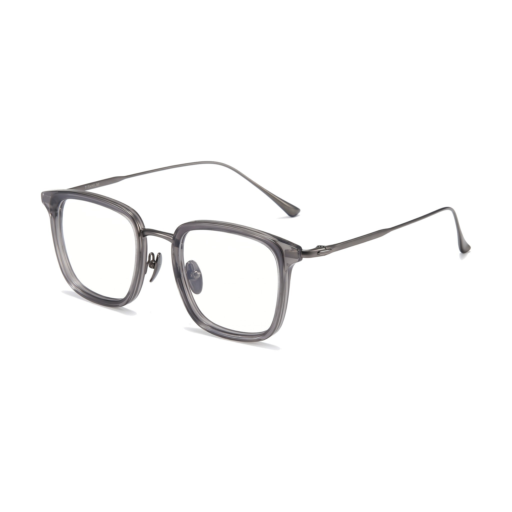 Lenstorm LS170132 Ultralight Retro Titanium Square Eyeglasses