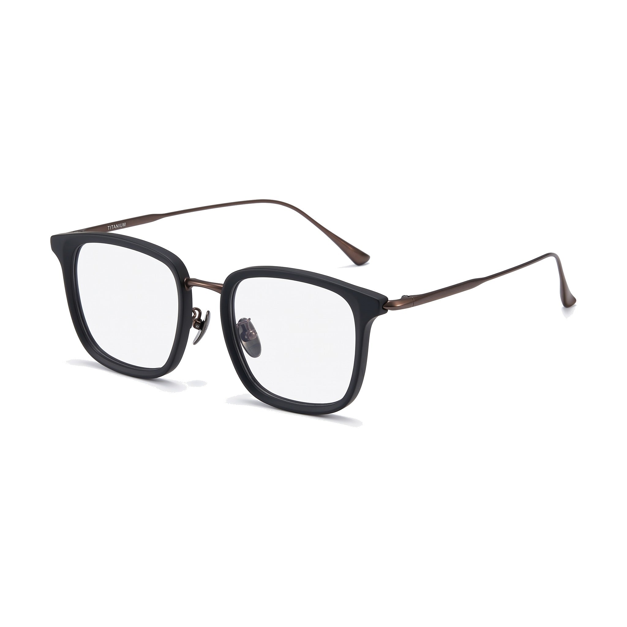 Lenstorm LS170132 Ultralight Retro Titanium Square Eyeglasses
