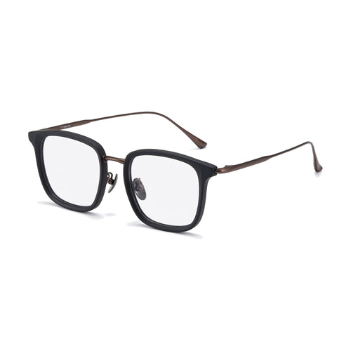 Lenstorm LS170132 Ultralight Retro Titanium Square Eyeglasses