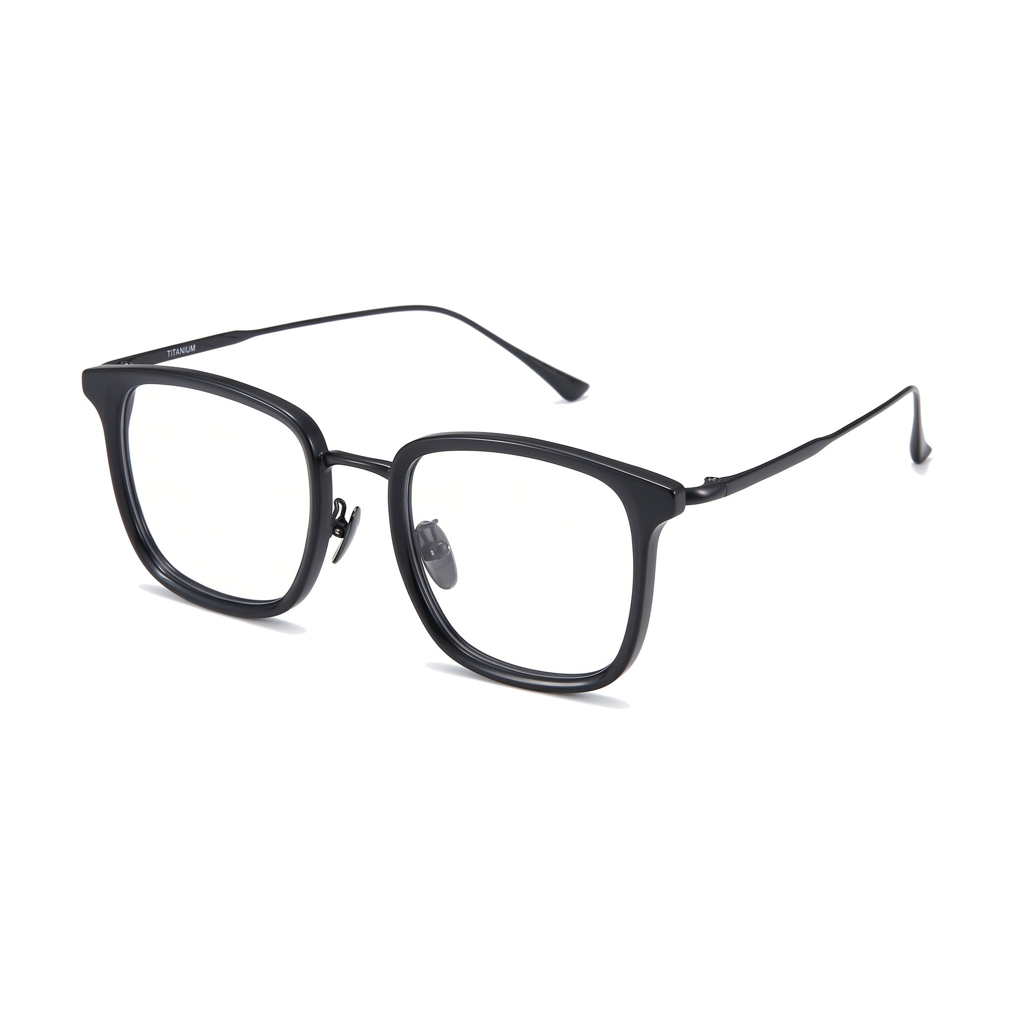 Lenstorm LS170132 Ultralight Retro Titanium Square Eyeglasses