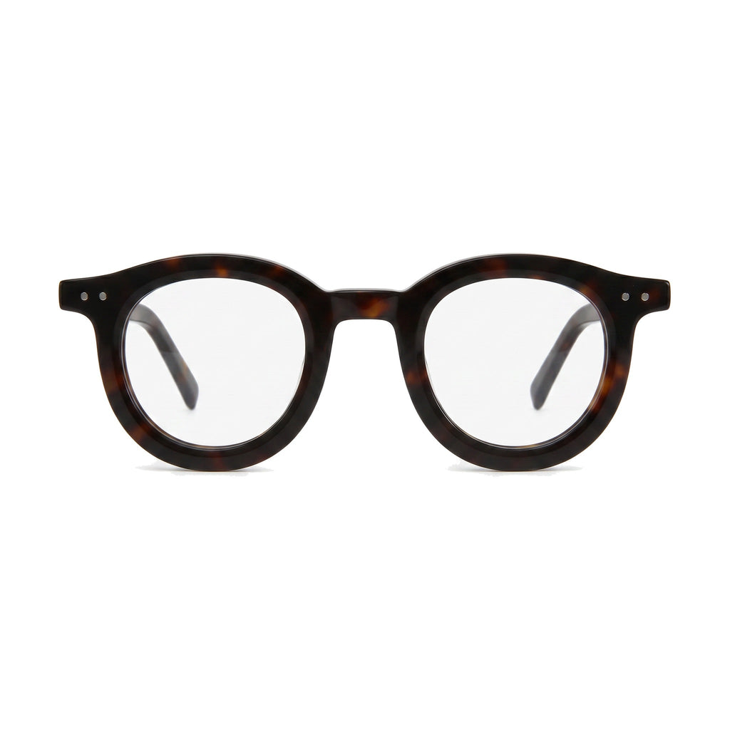 Lenstorm LS690332 Retro Rivet Acetate Round Eyeglasses