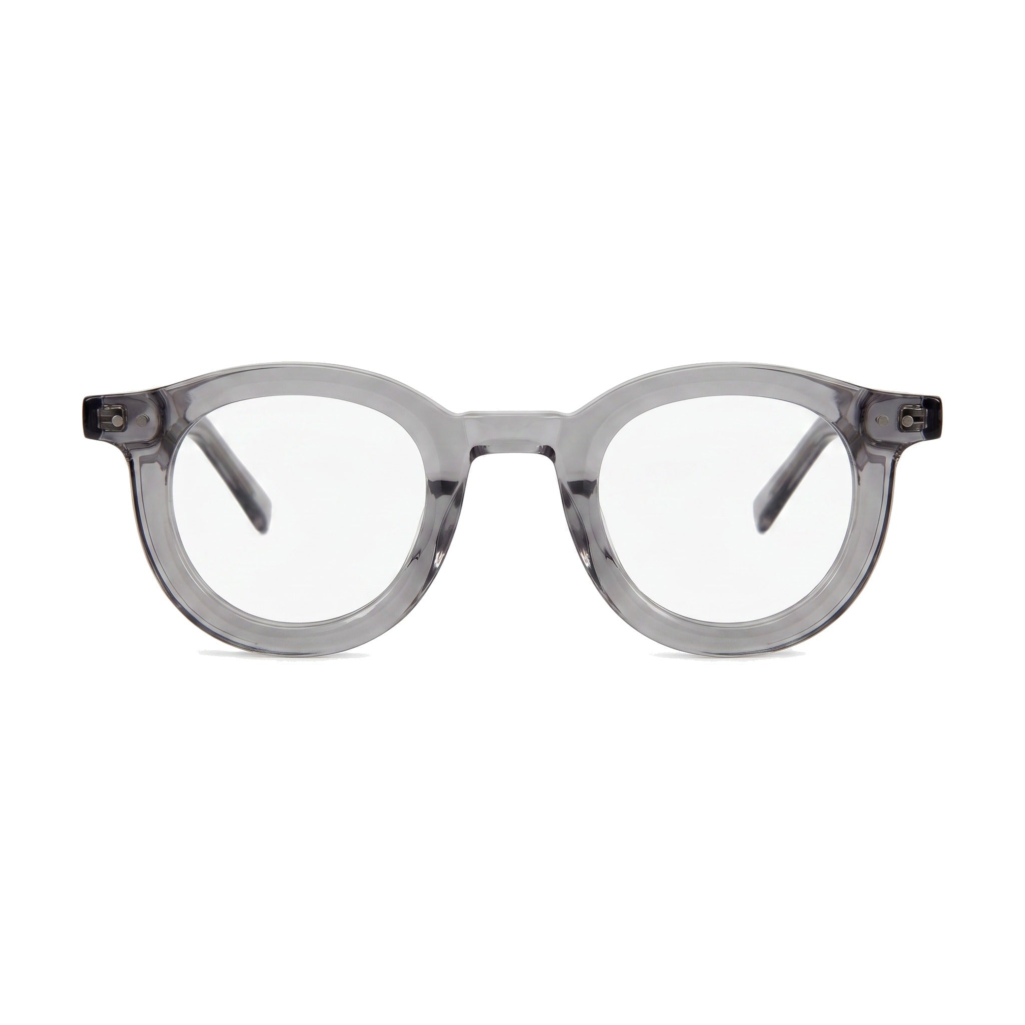 Lenstorm LS690332 Retro Rivet Acetate Round Eyeglasses