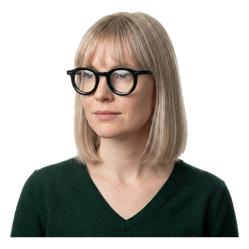 Lenstorm LS690332 Retro Rivet Acetate Round Eyeglasses