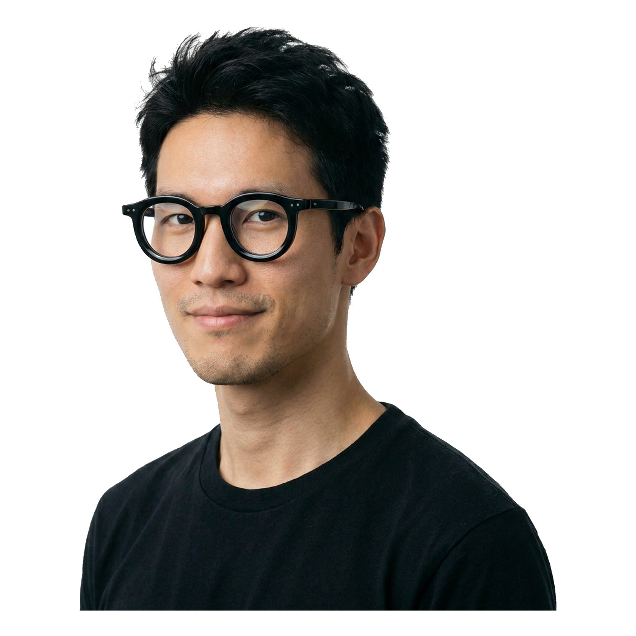 Lenstorm LS690332 Retro Rivet Acetate Round Eyeglasses