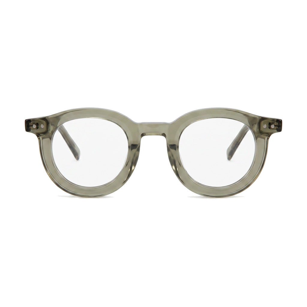 Lenstorm LS690332 Retro Rivet Acetate Round Eyeglasses