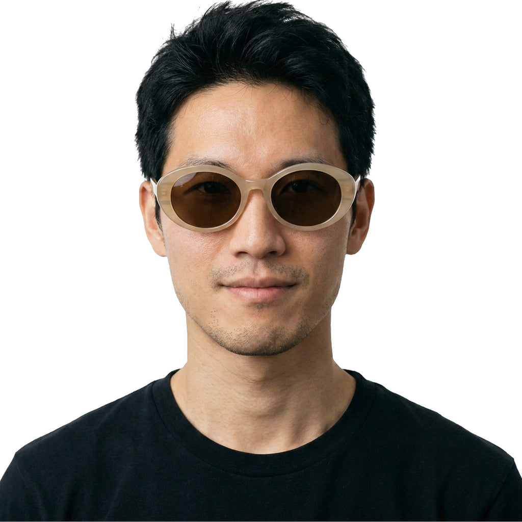 Lenstorm LS722454 Jelly Color Acetate Oval Sunglasses