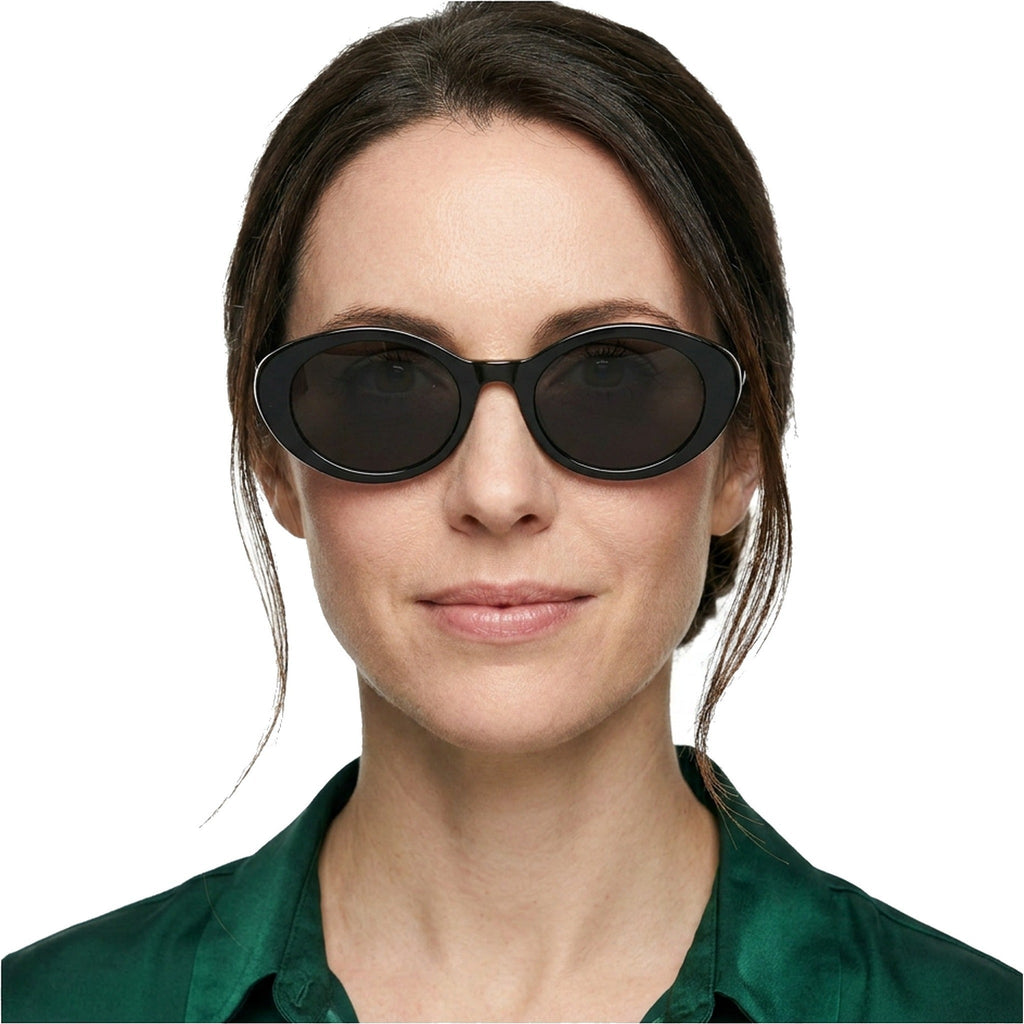Lenstorm LS722454 Jelly Color Acetate Oval Sunglasses