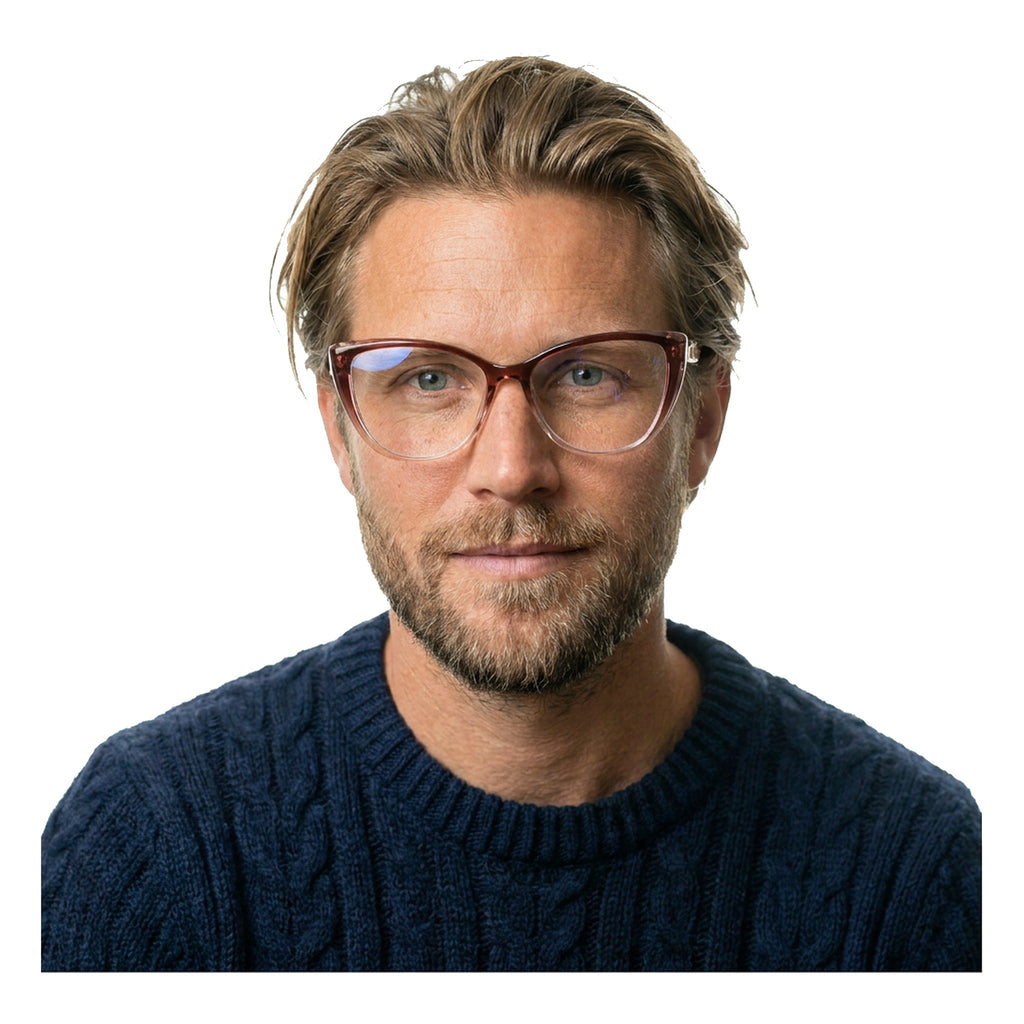 Lenstorm P044020 Retro Premium Cat - eye Glasses