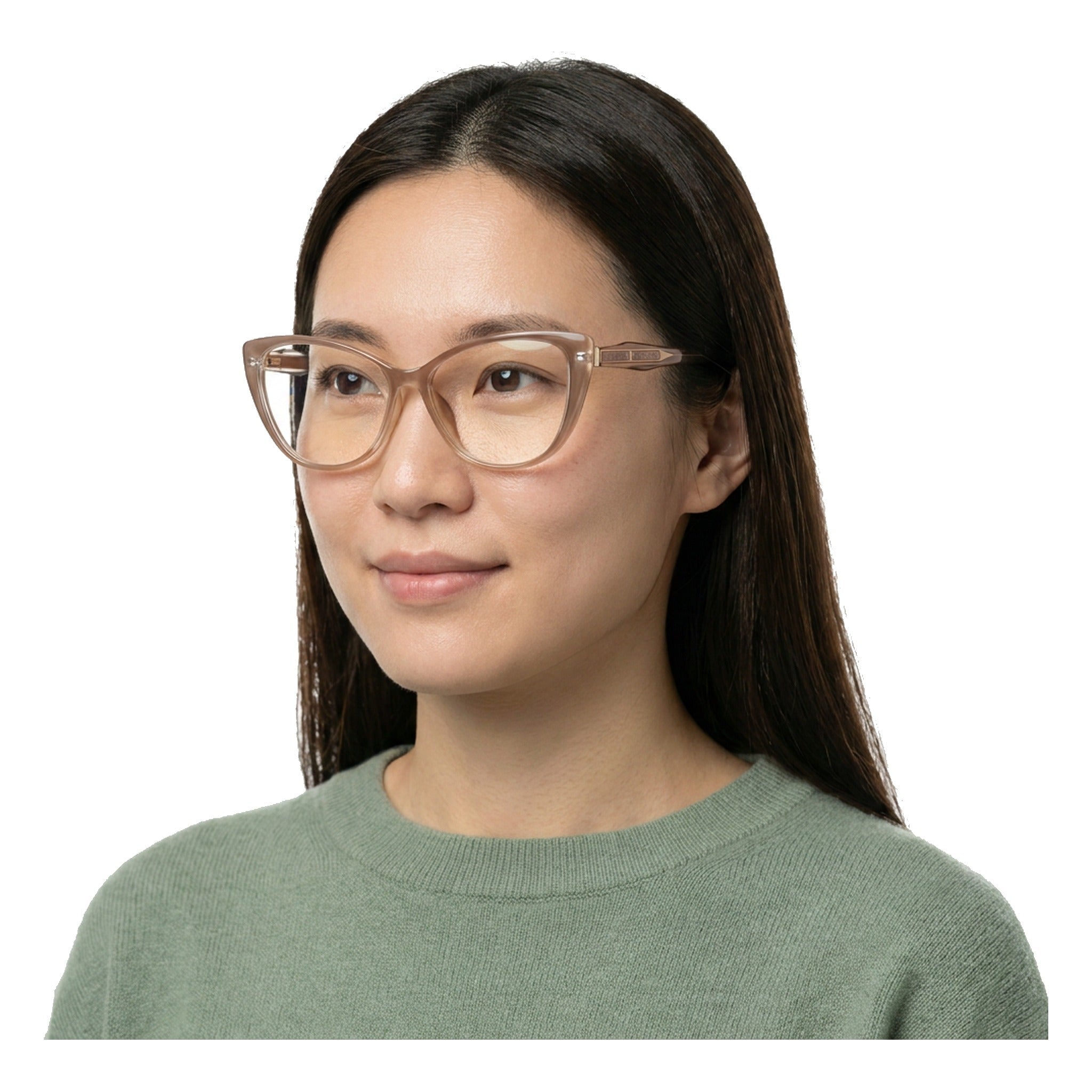Lenstorm P044020 Retro Premium Cat - eye Glasses