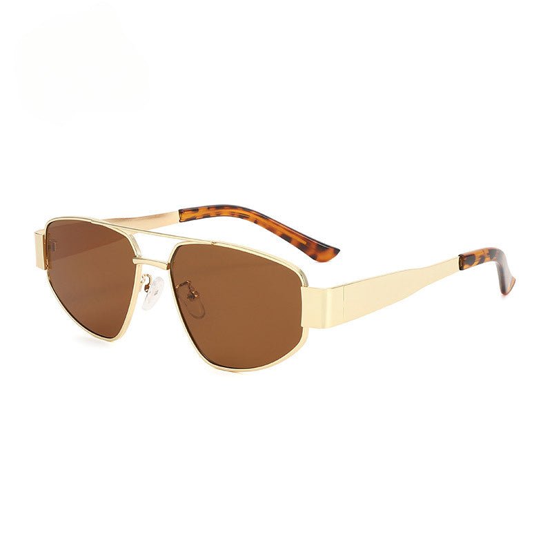 Lenstorm T1187 Metal Double Bridge Driving Sunglasses