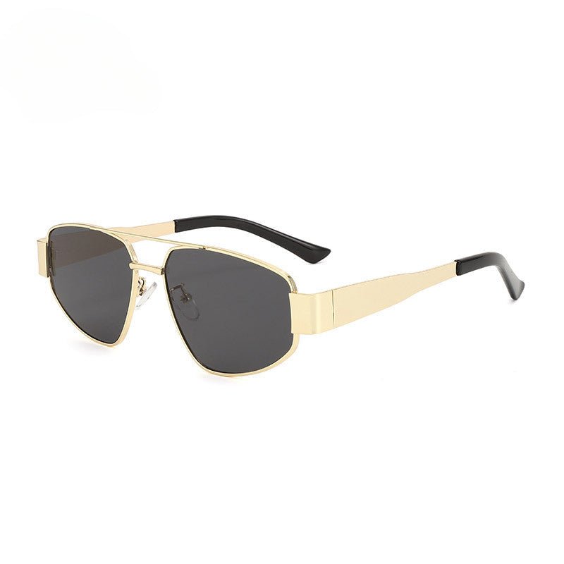 Lenstorm T1187 Metal Double Bridge Driving Sunglasses