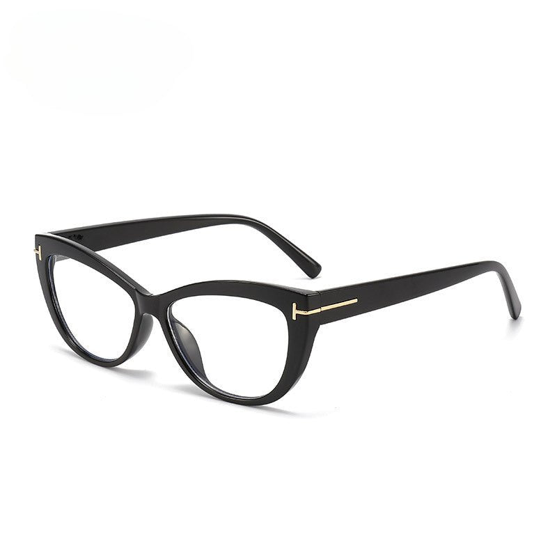 Lenstorm T1238 Blue Light Blocking T - Shaped Cat Eye Glasses