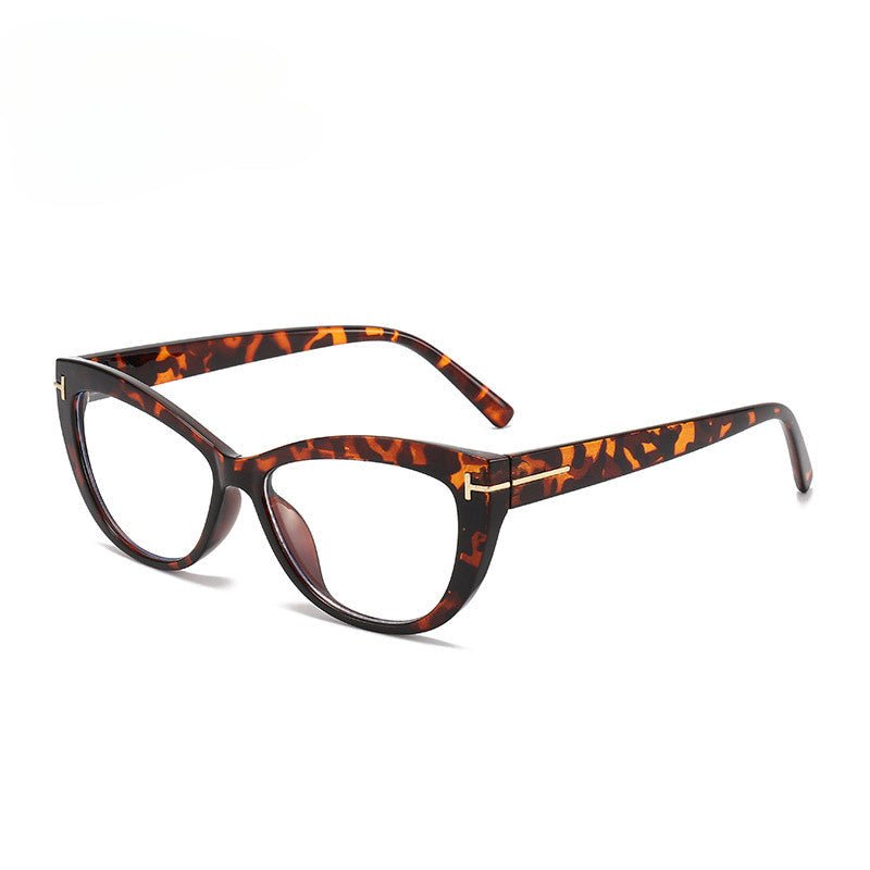 Lenstorm T1238 Blue Light Blocking T - Shaped Cat Eye Glasses